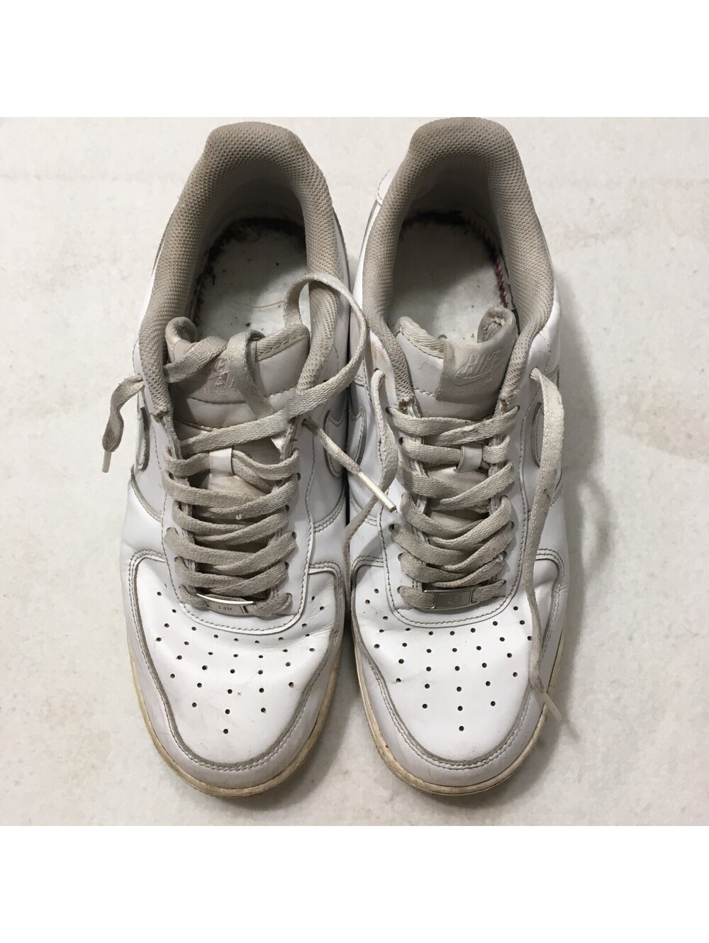 Nike Air Force 1  Shoes Mens Size 11 White   Low Top AF1 CW2288-111 "no insoles"